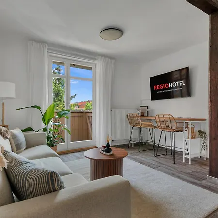 Апартаменты Regiohotel Am Nicolaiplatz - #ferienwohnungen #frischrenoviert #kaffeevollautomat #bestlage Вернигероде