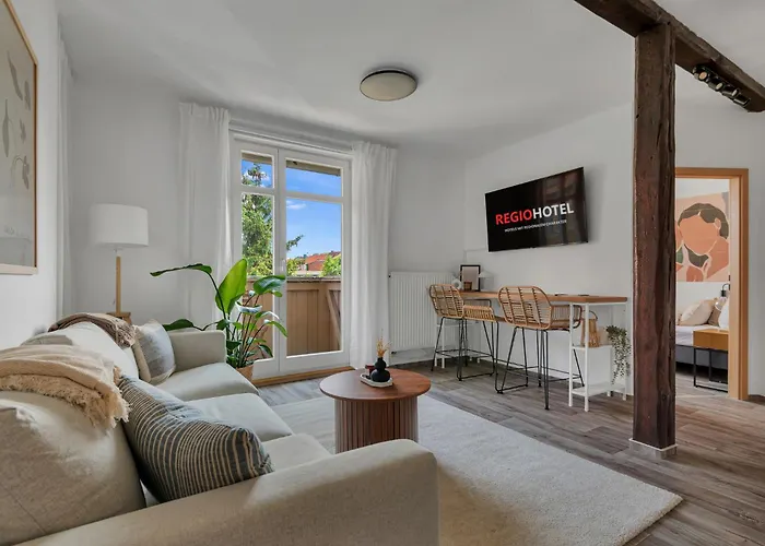 Apartmán Regiohotel Am Nicolaiplatz - #ferienwohnungen #frischrenoviert #kaffeevollautomat #bestlage Wernigerode